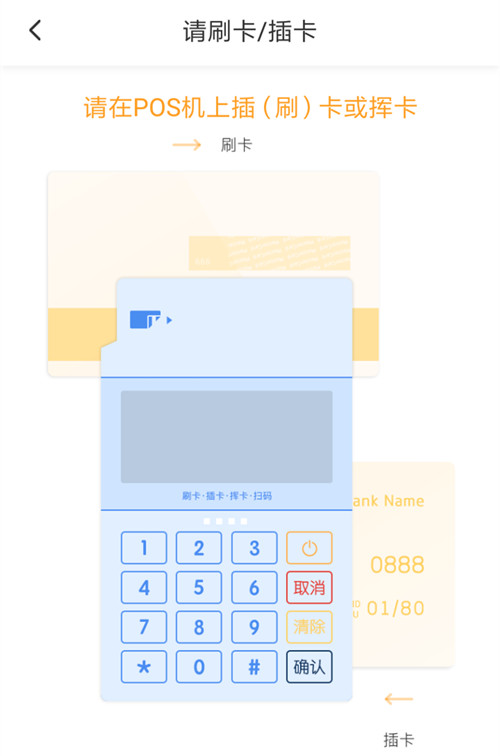 pos机刷卡过程